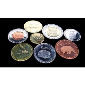 Gough Island coins set of 7 pieces 2009 UNC